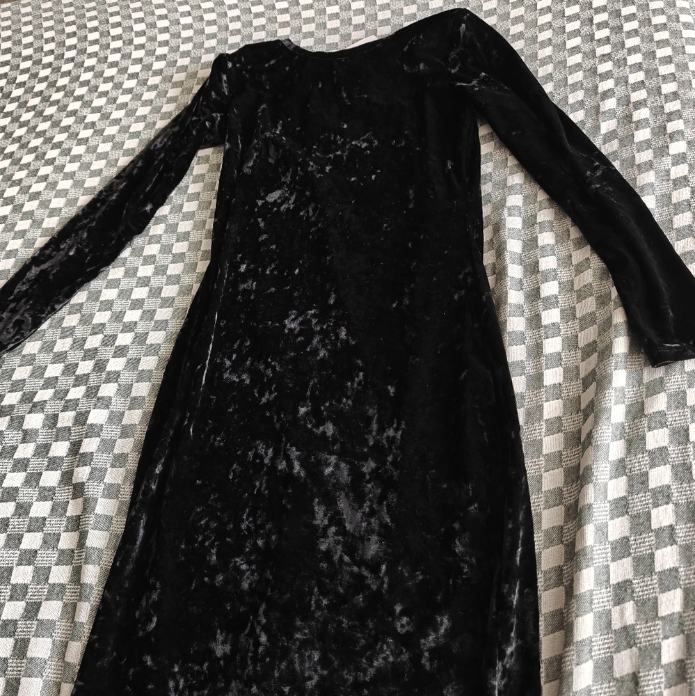 MICHAEL Michael Kors Black Sheath Dress with Bell Sleeves